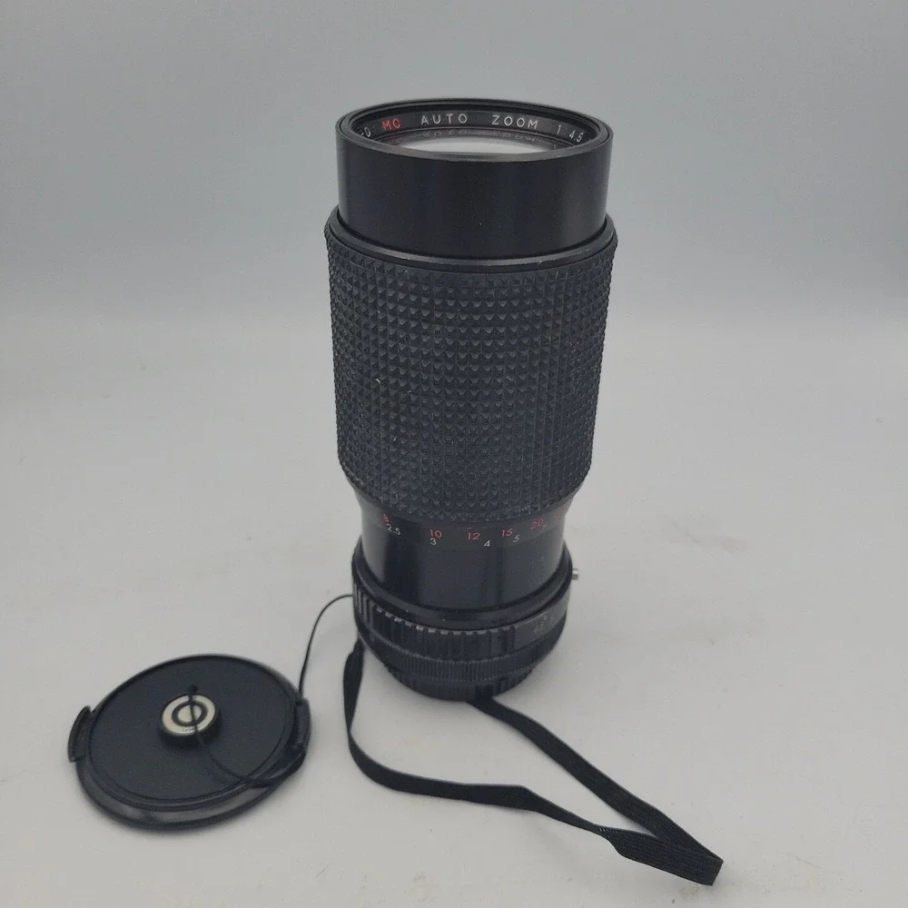 Star-D 80-205mm f/4.5 Auto Zoom Lens for Canon FD F-1 Mount Japan MC